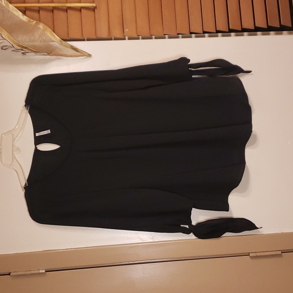 🔥$5 Plus Size Black Blouse